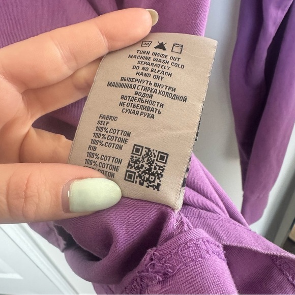 Fear of God ESSENTIALS Rugby Shirt – Purple Long Sleeve XL - Picture 11 of 11